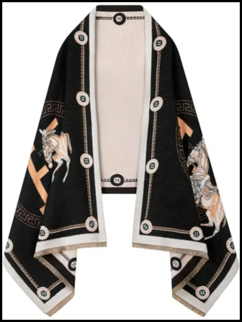 Reversible Pashmina Shawl Wrap for Women Large Scarf Holiday Gift
